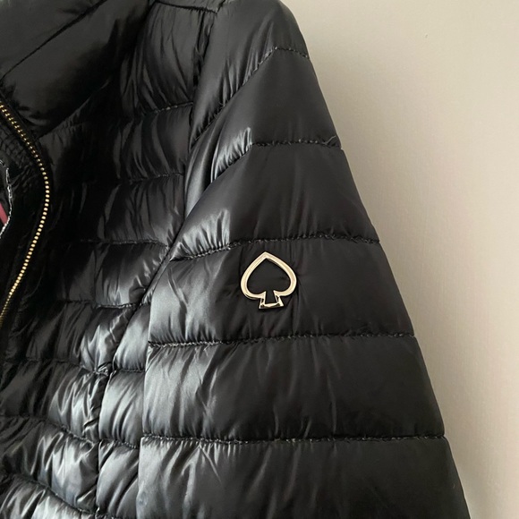 ♠️Kate Spade Black Packable Down Jacket - NWT♠️ - Picture 11 of 16